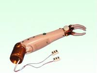 上臂三自由度开关控制假肢